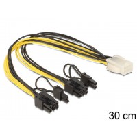 Kabel Rozdzielacz Zasilania 2xPCI Expr. 8 Pin/1xPCI Expr. 6pin Delock