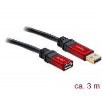 Przedłużacz USB Am-Af 3.0 3m Premium Delock