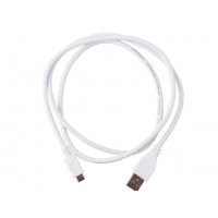 Kabel USB Micro Am-Mbm5p 2.0 50cm White Gembird