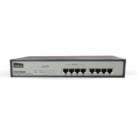 Switch POE 19" 8-Port 1Gb 4 Porty POE, 15,4w/Port, Max 62W Netis PE6108GH