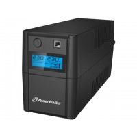 UPS Power Walker Line-Interactive 650va 2x 230v Pl Out, Rj11 In/Out, USB, LCD