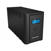 UPS Power Walker Line-Interactive 1200va 2x 230v Pl + 2x IEC Out, Rj11/Rj45 In/Out, USB, LCD