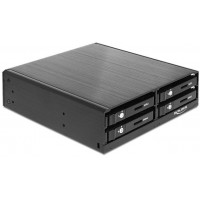 Kieszeń HDD Wewnętrzna SATA 5,25" 4xHDD 2.5” Czarna Delock Na 4 Dyski