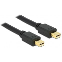 Kabel Displayport Mini M/M 20 Pin V1.2 2m 4k Czarny Delock