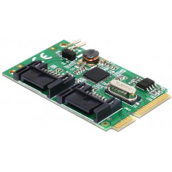 Karta Mini PCIE->2x Sata 6Gb/s Delock