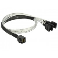 Kabel Sas Mini Hd SFF 8643->4 X Sata 7 Pin(F) Delock