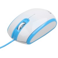 Mysz Gembird Optyczna 1-Scroll Blue/White USB Mus-105-B