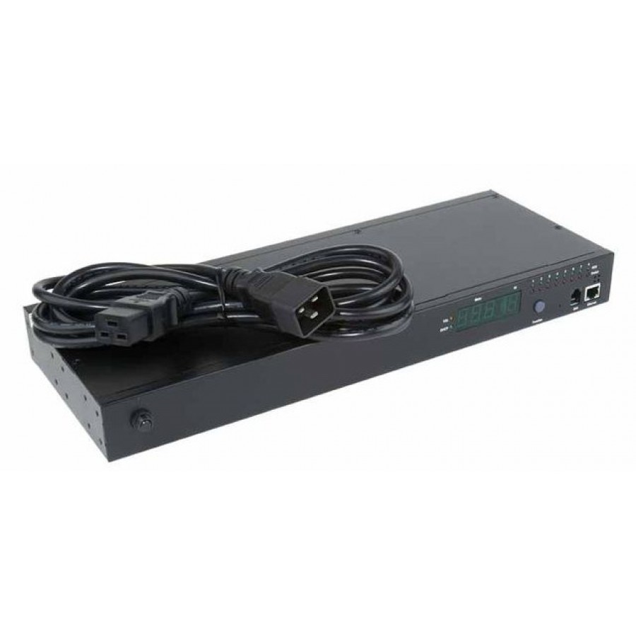 Listwa Zasilająca Rack PDU Gembird-Energenie 1u 16A 8x Schuko C13