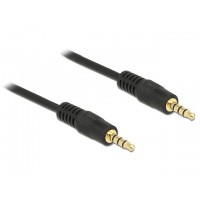 Kabel Stereo 4 Pin Minijack-4 Pin Minijack Iphone Black 2m Delock