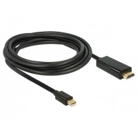 Kabel Displayport Mini M-HDMI 3m Delock