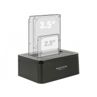 Stacja Dokująca HDD Delock Sata Dual 2.5+3.5HDD USB 3.0+Zasilacz