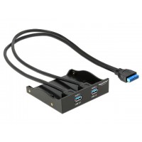 Frontpanel Delock USB 3.0 X2 Do Zatoki 3.5/5.25" Pin Header