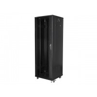 Szafa Instalacyjna Stojąca 19" 37u 600x600 Czarna Lanberg (FLAT Pack)