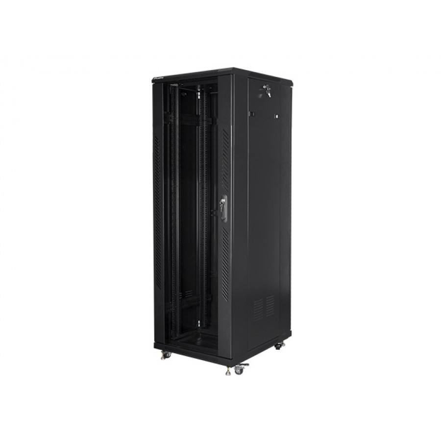 Szafa Instalacyjna Stojąca 19" 37u 600x800 Czarna Lanberg (FLAT Pack)