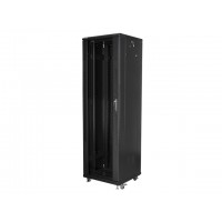 Szafa Instalacyjna Stojąca 19" 42u 600x600 Czarna Lanberg (FLAT Pack)