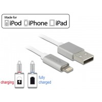 Kabel Do Apple USB Do Transmisji Danych I Ładowania Lighting 8 Pin Sygnalizacja Ładowania LED IPAD