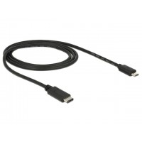 Kabel USB Type-C->Micro USB 2.0(F) 1m Black Delock