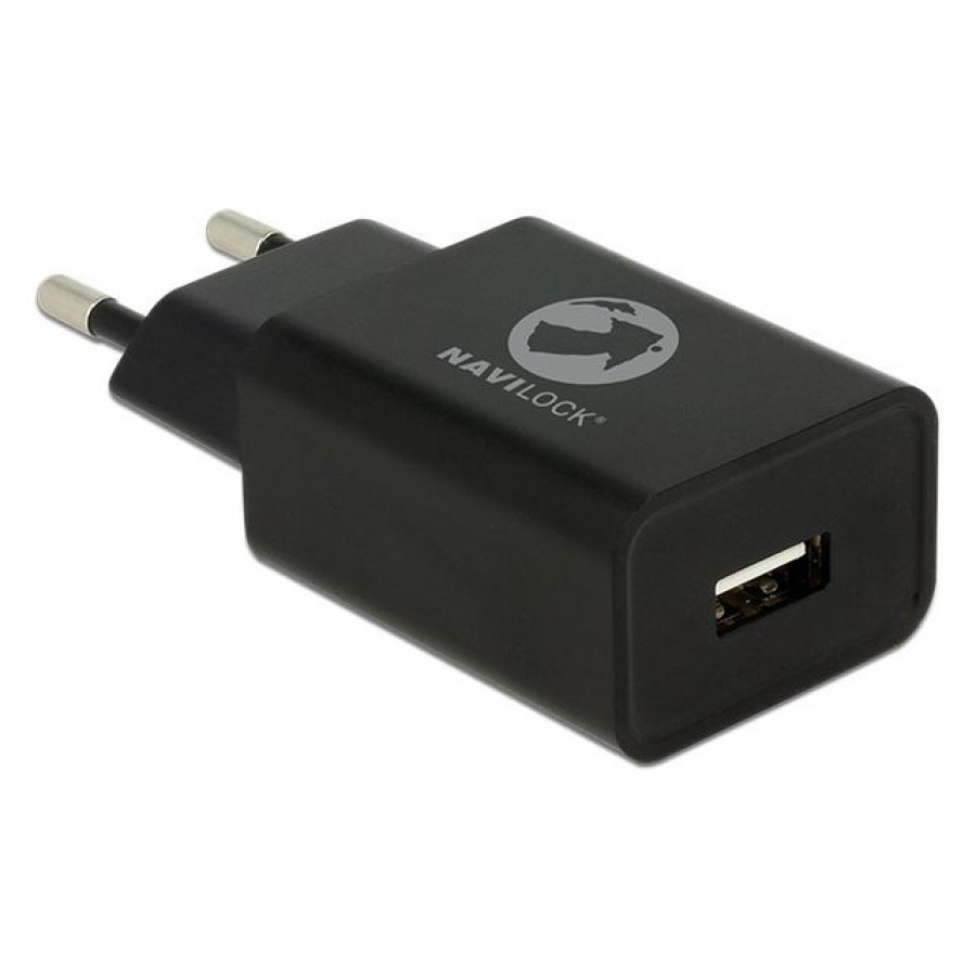 Ładowarka Adapter Napięcia 230V-USB 5V/9V/12V Qualcomm Quick Charge 2.0 Black Delock