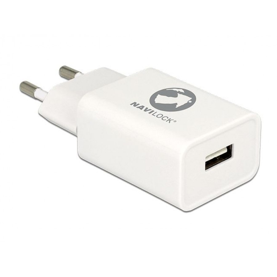 Ładowarka Adapter Napięcia 230V-USB 5V/9V/12V Qualcomm Quick Charge 2.0 White Delock