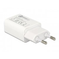 Ładowarka Adapter Napięcia 230V-USB 5V/9V/12V Qualcomm Quick Charge 2.0 White Delock