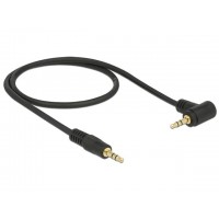 Kabel Stereo Minijack-Minijack 90" M/M 50cm Delock Black