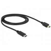 Kabel USB Type-C(M)-Mini-B(M) 1m Black Delock