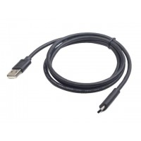 Kabel USB 2.0 Am-> USB Type-C ( 480Mb/s) Black 1m Gembird