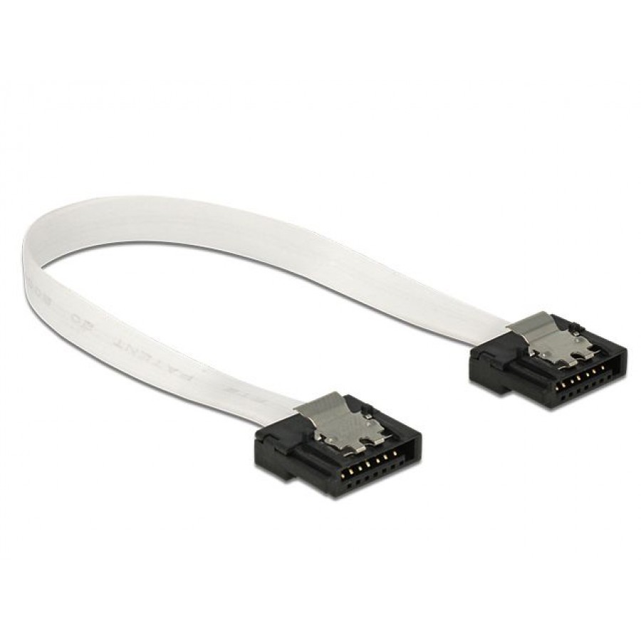 Kabel Sata Data III 10cm Flexi 6Gb/s White Delock