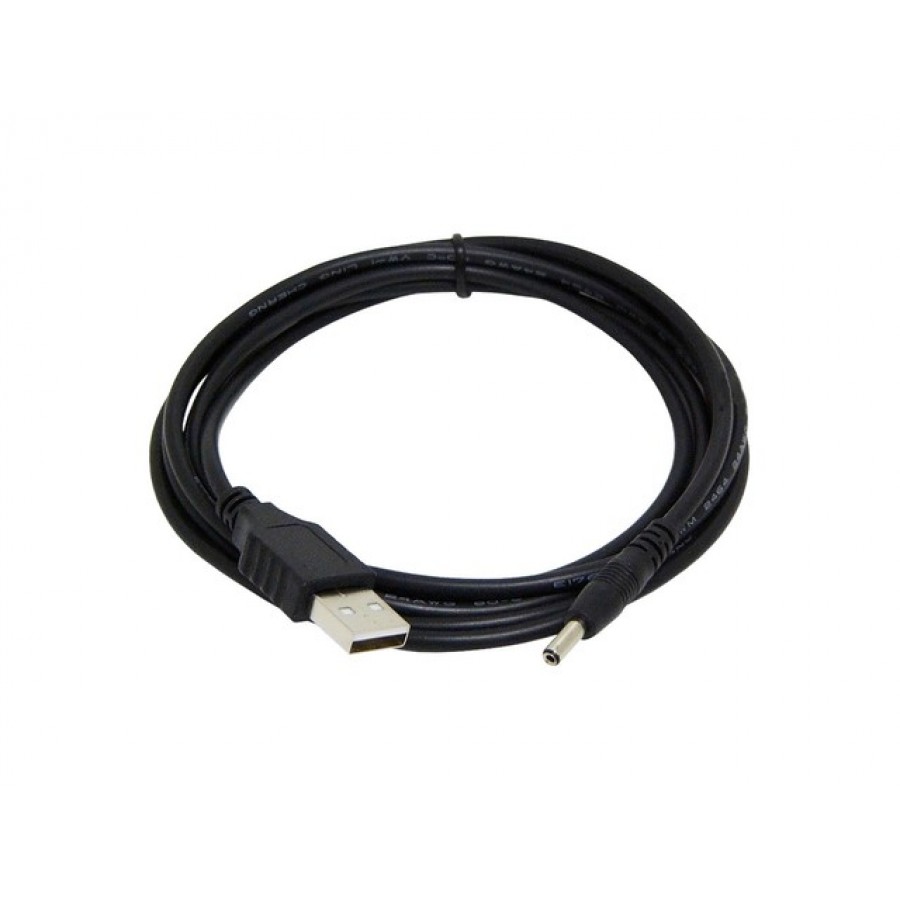 Kabel USB Zasilający 3.5mm 1.8m Black Gembird