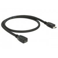 Przedłużacz USB Bm Micro-Bf 0.5m Delock