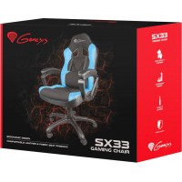 Fotel Dla Gracza Genesis Nitro 330 SX33 Gaming Chair Black-Blue