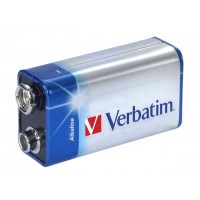 Bateria Verbatim 9V R9 6LR61 1SZT Blister