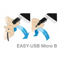 Kabel Micro USB Am-Bm 2.0 50cm Dual Easy-USB Delock