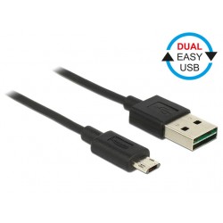 Kabel Micro USB Am-Bm 2.0 50cm Dual Easy-USB Delock