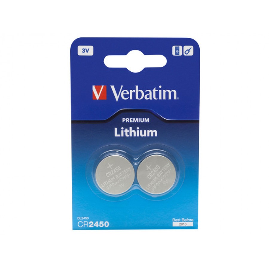 Bateria Verbatim CR2450 2SZT Blister