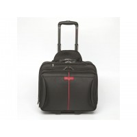 Torba Do Laptopa Verbatim Frankfurt Black 15.6" + Futerał Na Laptop Na Kółkach