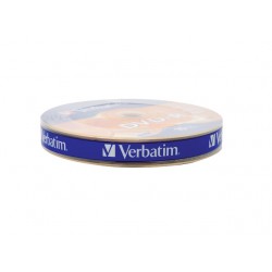 DVD-R Verbatim 4.7GB X16 Matt Silver Wrap 10 Spindle