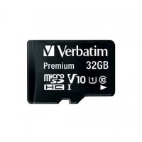 Karta Pamięci Verbatim Micro SDHC 32GB Class 10 + Adapter Sd