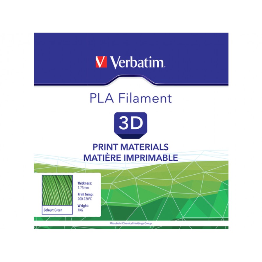 Filament Do Drukarek 3D Verbatim PLA 1.75 1kg Green