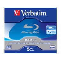 BD-R Verbatim 50GB X6 5 Jewel Case