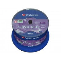 DVD+R Verbatim 8.5GB X8 Double Layer 50 Cake