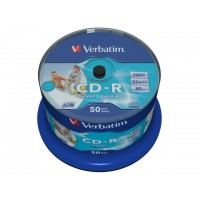 CD-R Verbatim 700MB Azo Printable CAKE 50 No Id