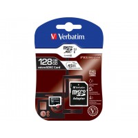 Karta Pamięci Verbatim Micro SDXC 128GB Class 10 Uhs-1 + Adapter Sd