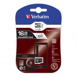 Karta Pamięci Verbatim Micro SDHC 16GB Class 10