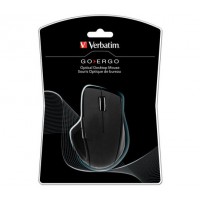 Mysz Verbatim Go Ergo Optyczna Black USB