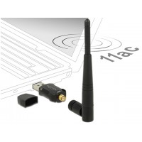 Karta Sieciowa WiFi USB Dual Band 2.4/5 GHz Antena Delock