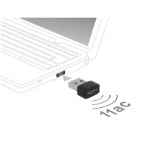 Karta Sieciowa WiFi USB Dual Band 2.4/5 GHz Nano 433Mb/s Delock