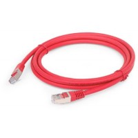 Patchcord Kat.6a 0.25m Red LSZH Gembird