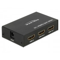 Przełącznik Splitter HDMI 1 Nadajnik->2 OdBiorniki Ultra Hd 4k Delock