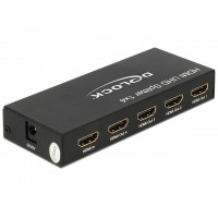 Przełącznik Splitter HDMI 1 Nadajnik->4 OdBiorniki Ultra Hd 4k Delock